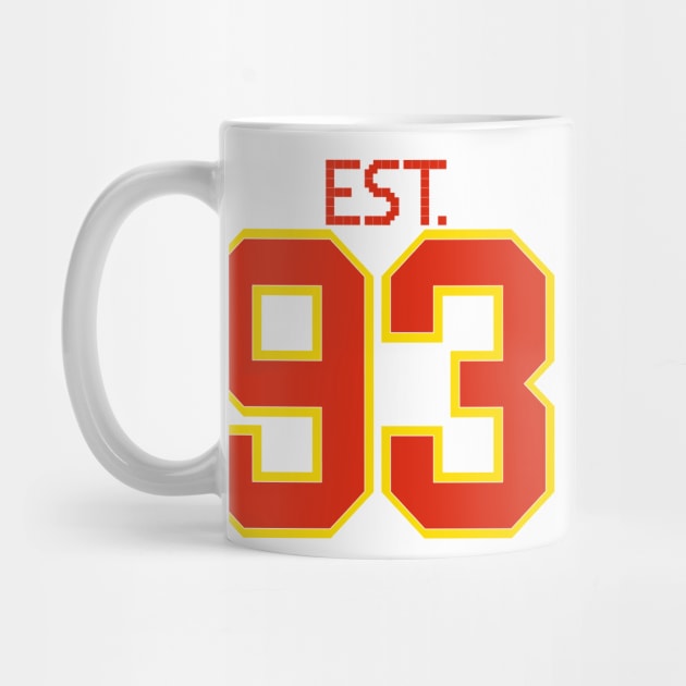 Est. 93 in red and gold by DavidASmith